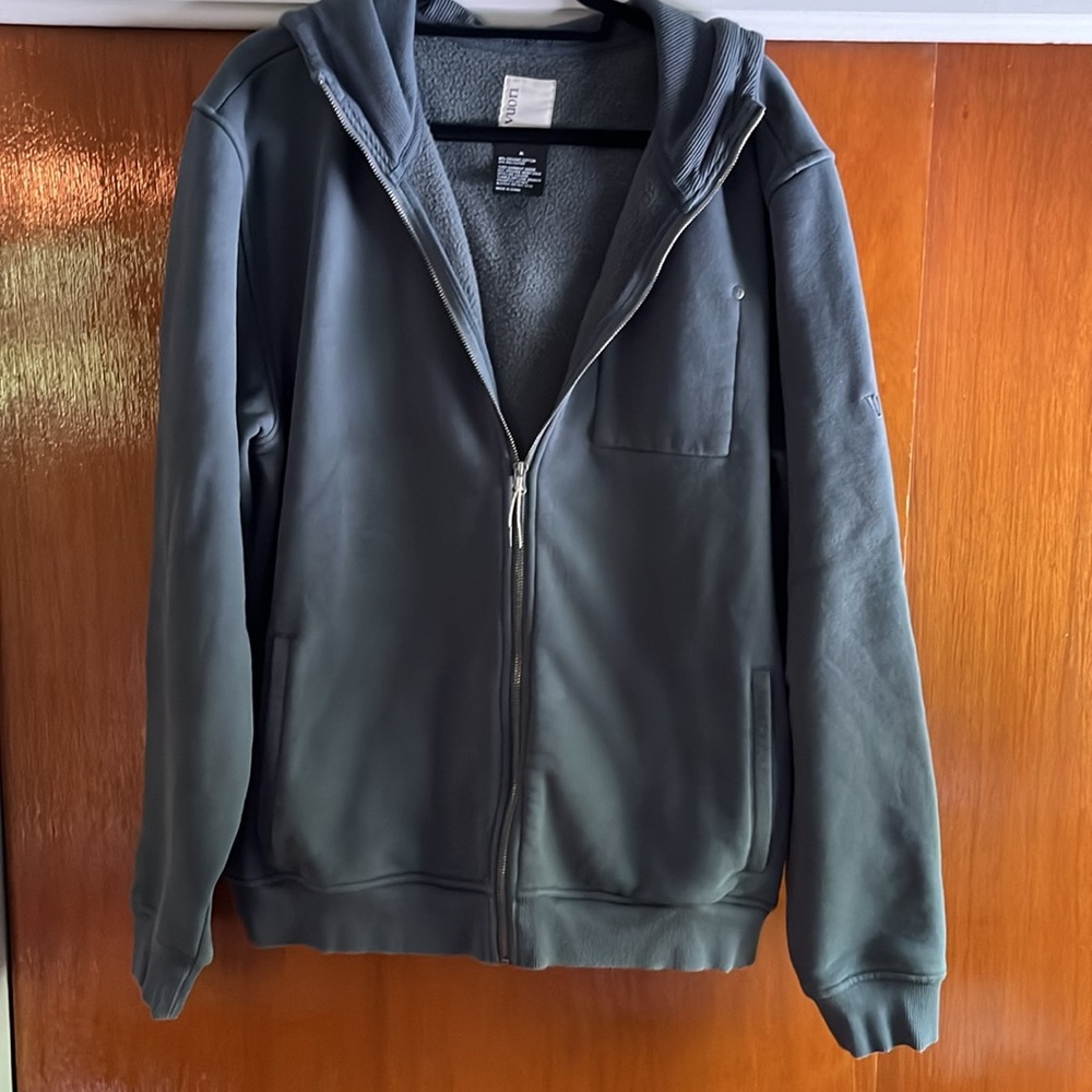 Vuori Men’s XL Seaside Full-zip Hoodie in Lake